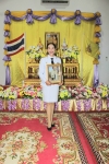พิธีรับพระราชทานพระบรมฉายาลักษณ์  พระบาทสมเด็จพระเจ้าอยู่หัวที่ฉายกับสมเด็จพระนางเจ้าฯ พระบรมราชินี